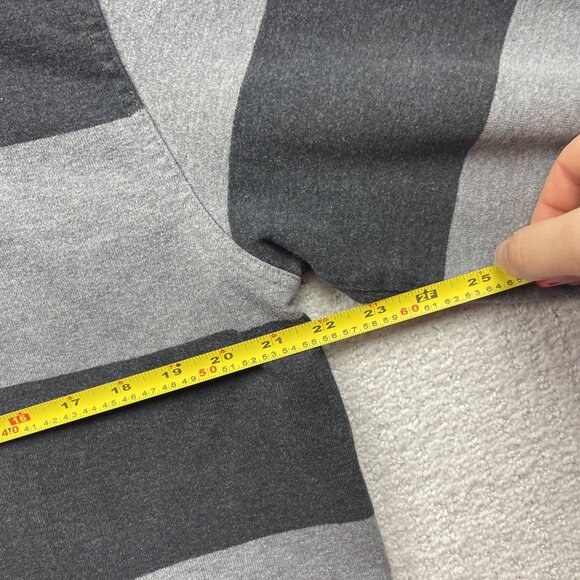 Gant Rugby Polo Long sleeve Shirt Mens XL Grey Striped Preppy 90s Dark Academia - Picture 6 of 14